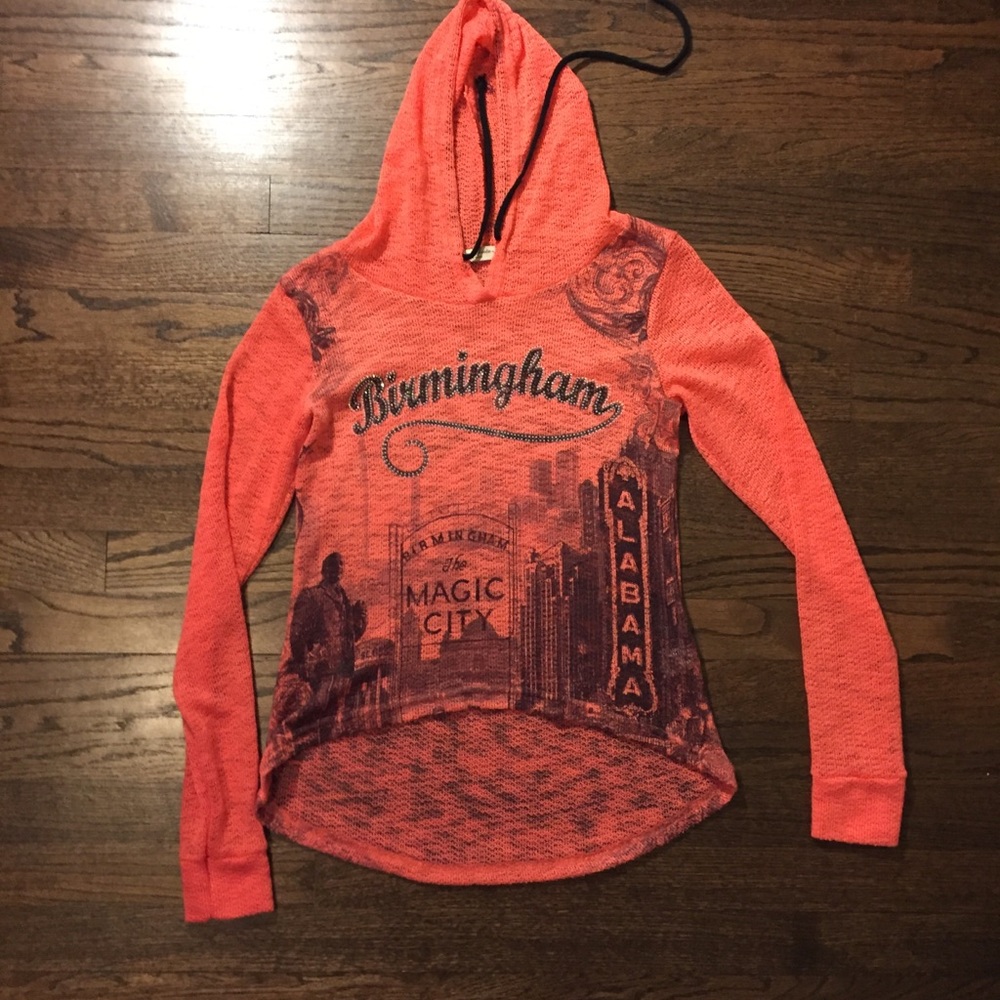 Birmingham, Alabama high low sweater hoodie
